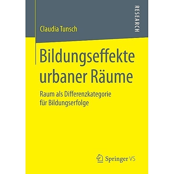 Bildungseffekte urbaner Räume, Claudia Tunsch