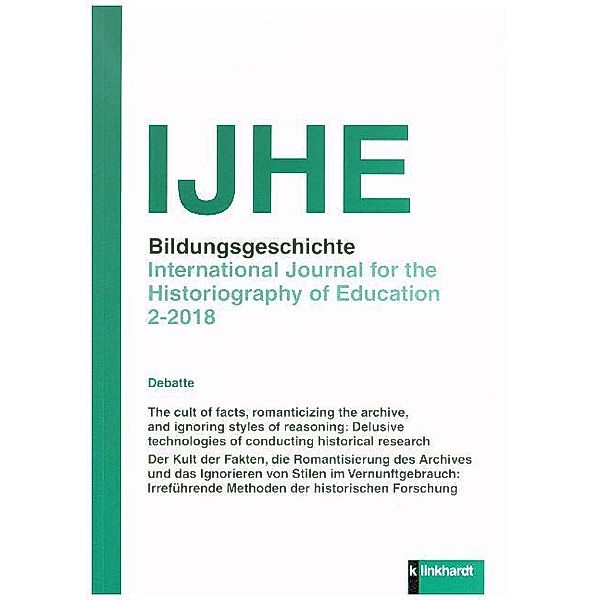 Bildungsgeschichte / 2/2018 / IJHE Bildungsgeschichte.H.2/2018