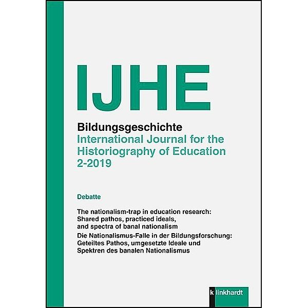 Bildungsgeschichte / 2/2019 / IJHE Bildungsgeschichte.H.2/2019