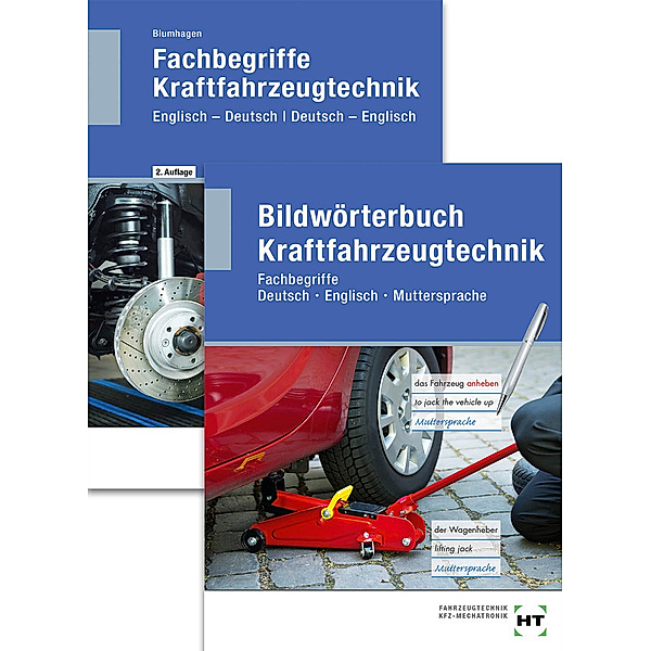 Bildwörterbuch Kraftfahrzeugtechnik. Fachbegriffe Kraftfahrzeugtechnik, 2 Bde., Robert Blumhagen