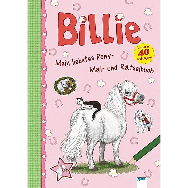 Billie - Mein liebstes Pony-Mal-und Rätselbuch, Lin Hallberg