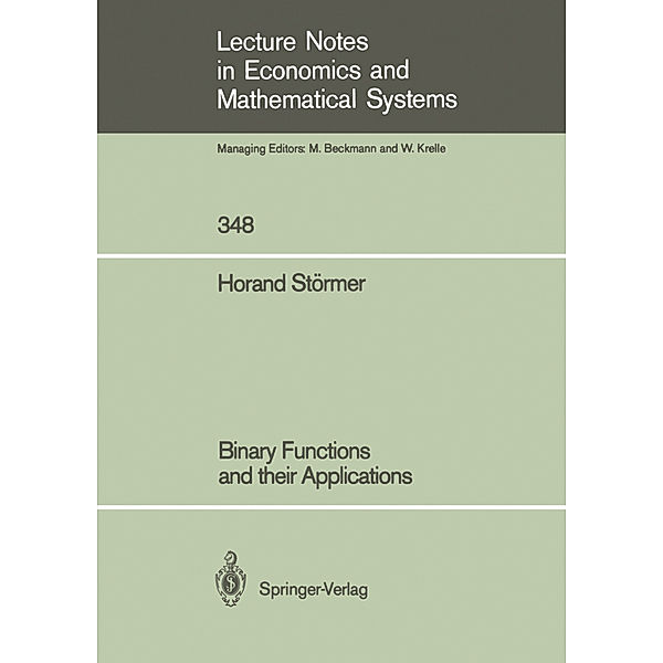 Binary Functions and their Applications, Horand Störmer