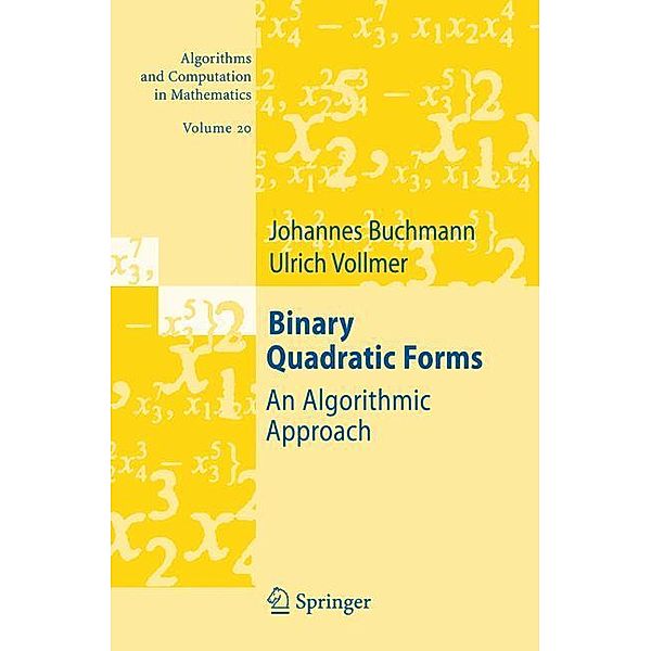 Binary Quadratic Forms, Johannes Buchmann, Ulrich Vollmer