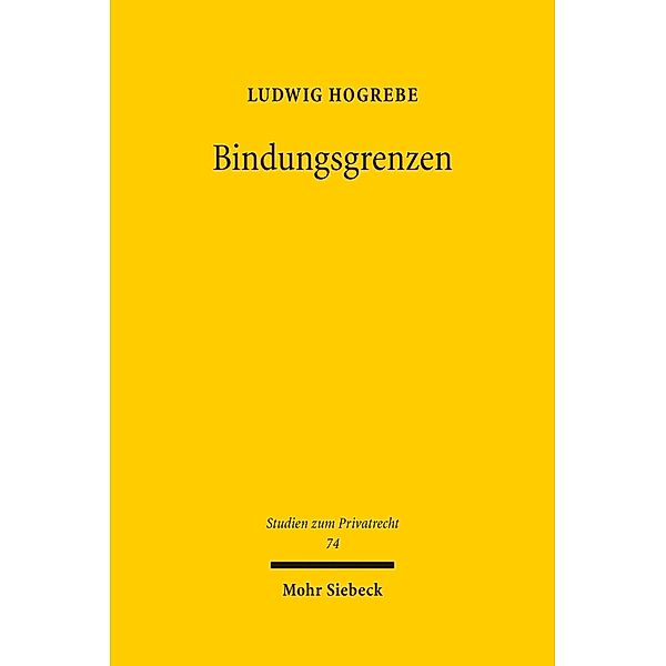 Bindungsgrenzen, Ludwig Hogrebe