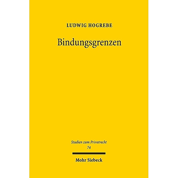 Bindungsgrenzen, Ludwig Hogrebe