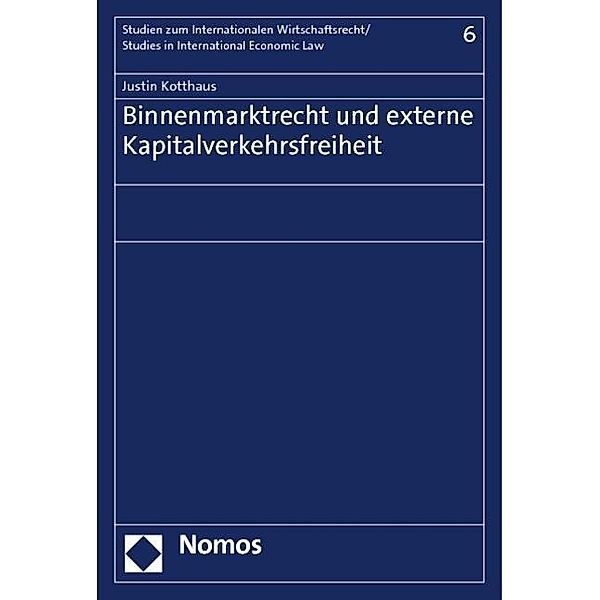 Binnenmarktrecht und externe Kapitalverkehrsfreiheit, Justin Kotthaus