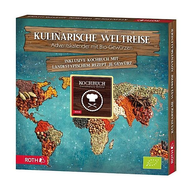 Bio-Gewürz-Adventskalender Kulinarische Weltreise