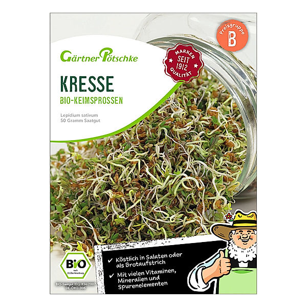 BIO Keimsprossen Kresse, 50 g