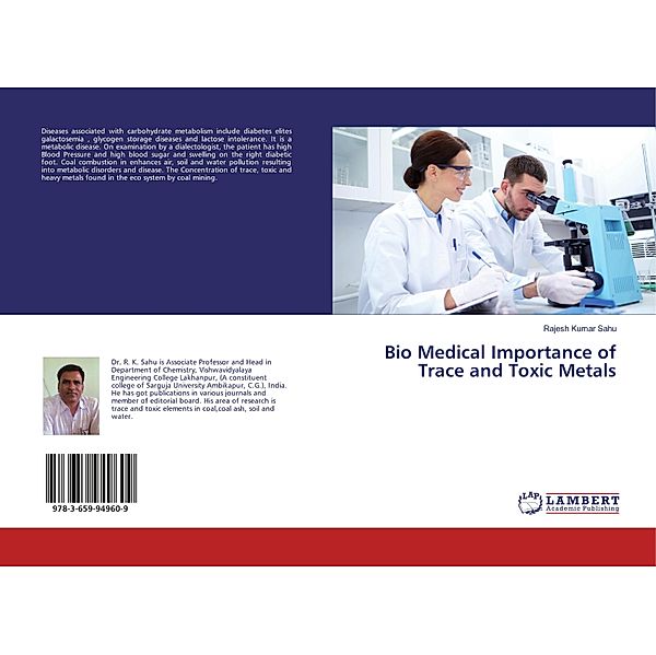 Bio Medical Importance of Trace and Toxic Metals, Rajesh Kumar Sahu