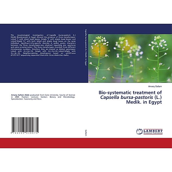 Bio-systematic treatment of Capsella bursa-pastoris (L.) Medik. in Egypt, Amany Sallam