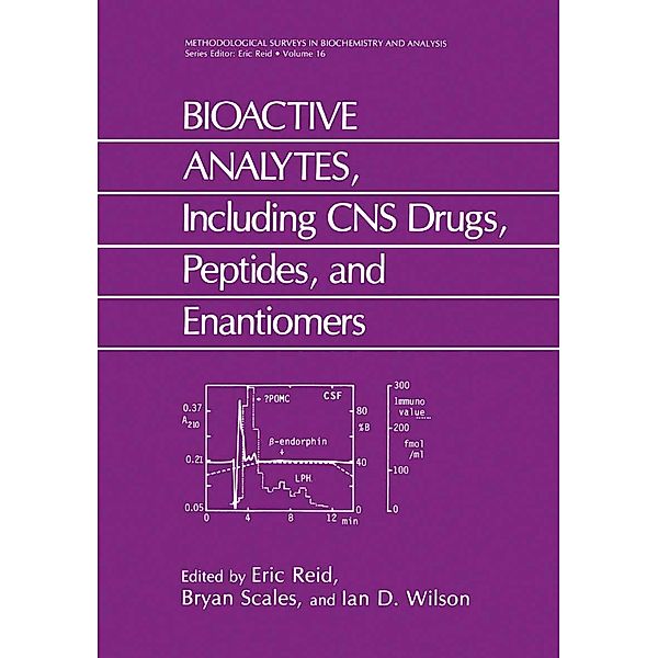 BIOACTIVE ANALYTES, Including CNS Drugs, Peptides, and Enantiomers / Methodological Surveys in Biochemistry and Analysis Bd.16 A, E. Reid, Bryan Scales, I. D. Wilson