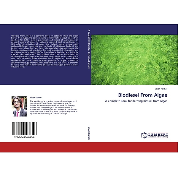 Biodiesel From Algae, Vivek Kumar
