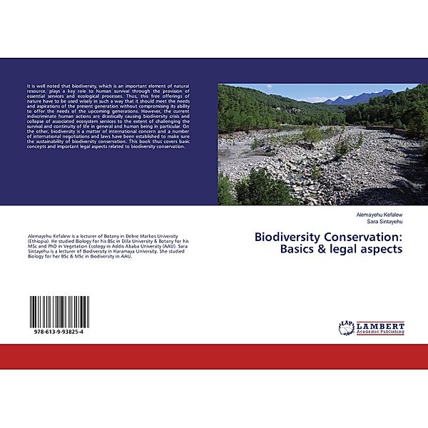 Biodiversity Conservation: Basics & legal aspects, Alemayehu Kefalew, Sara Sintayehu