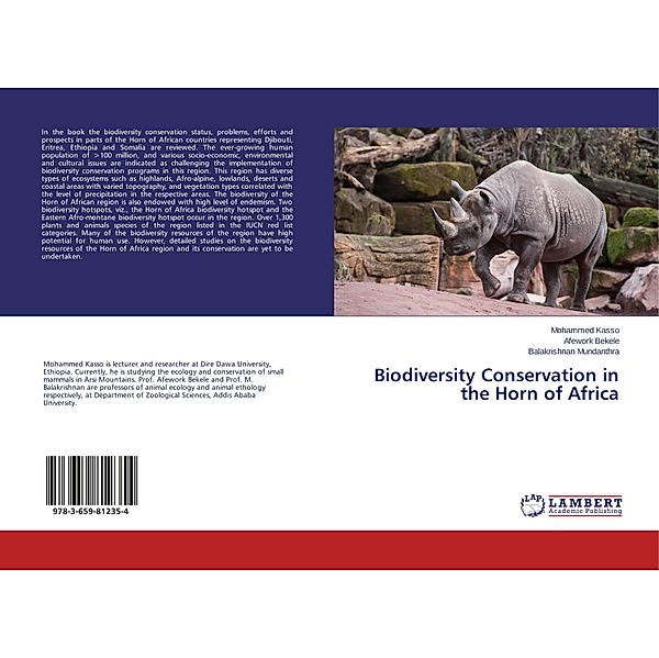 Biodiversity Conservation in the Horn of Africa, Mohammed Kasso, Afework Bekele, Balakrishnan Mundanthra