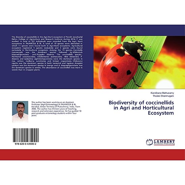 Biodiversity of coccinellids in Agri and Horticultural Ecosystem, Kandibane Muthusamy, Thulasi Shanmugam