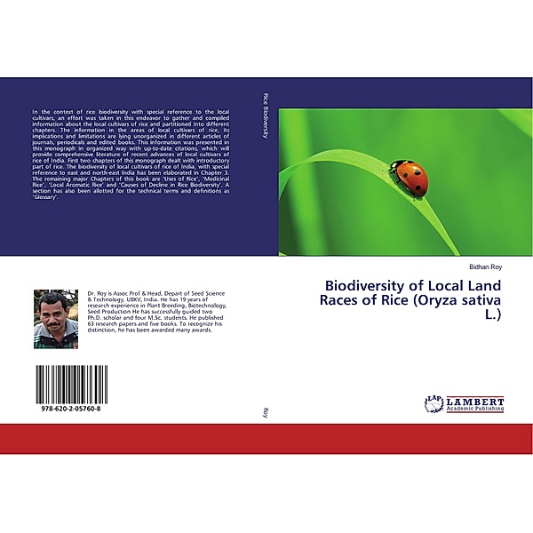 Biodiversity of Local Land Races of Rice (Oryza sativa L.), Bidhan Roy