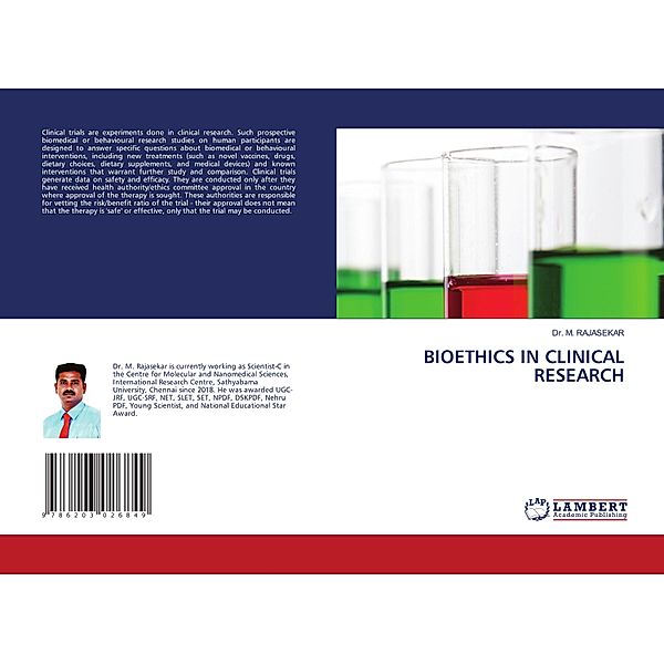 BIOETHICS IN CLINICAL RESEARCH, Dr. M. RAJASEKAR