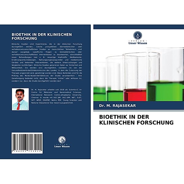 BIOETHIK IN DER KLINISCHEN FORSCHUNG, Dr. M. RAJASEKAR