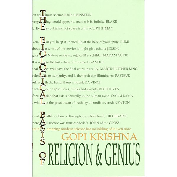 Biological Basis of Religion and Genius, Gopi Krishna