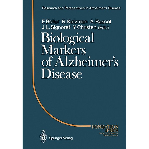 Biological Markers of Alzheimer's Disease / Research and Perspectives in Alzheimer's Disease