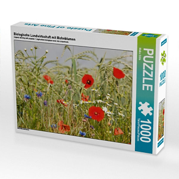 Biologische Landwirtschaft mit Mohnblumen (Puzzle), Meike Bölts