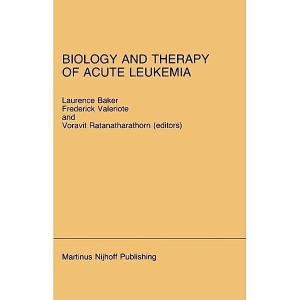 Biology and Therapy of Acute Leukemia / Developments in Oncology Bd.33