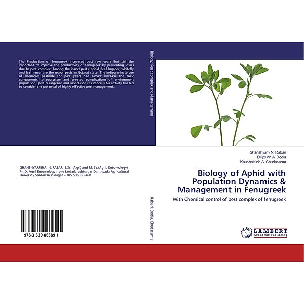 Biology of Aphid with Population Dynamics & Management in Fenugreek, Ghanshyam N. Rabari, Dilipsinh A. Dodia, Kaushalsinh A. Chudasama