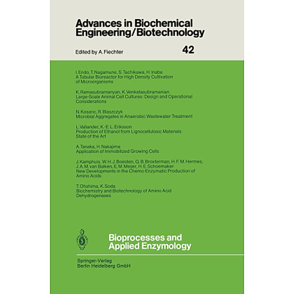 Bioprocesses and Applied Enzymology