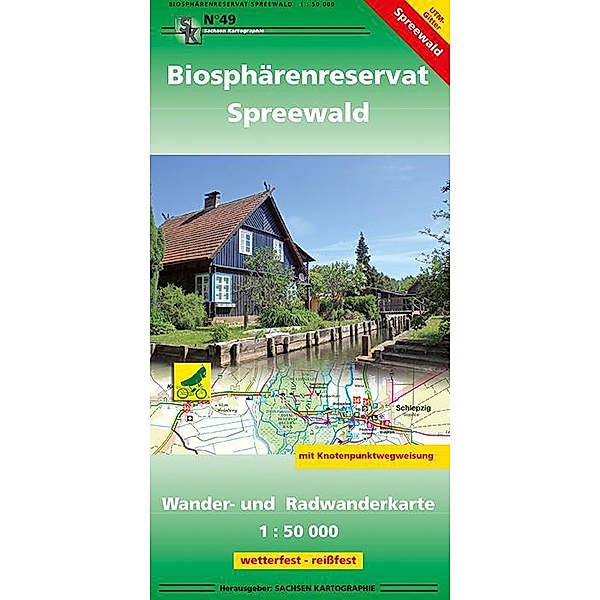 Biosphärenreservat Spreewald 1 : 50 000