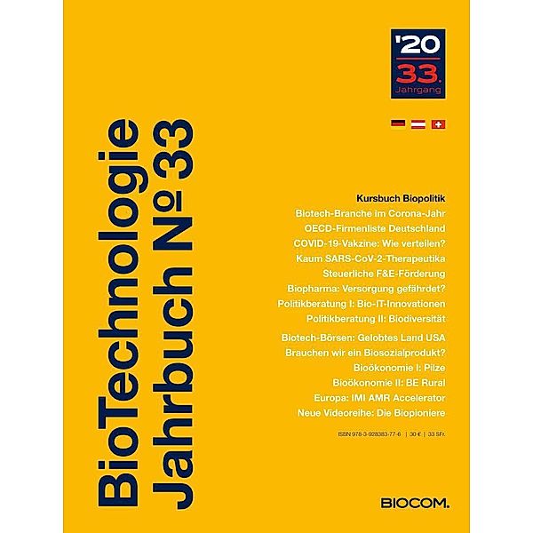 BioTechnologie Jahrbuch 2020