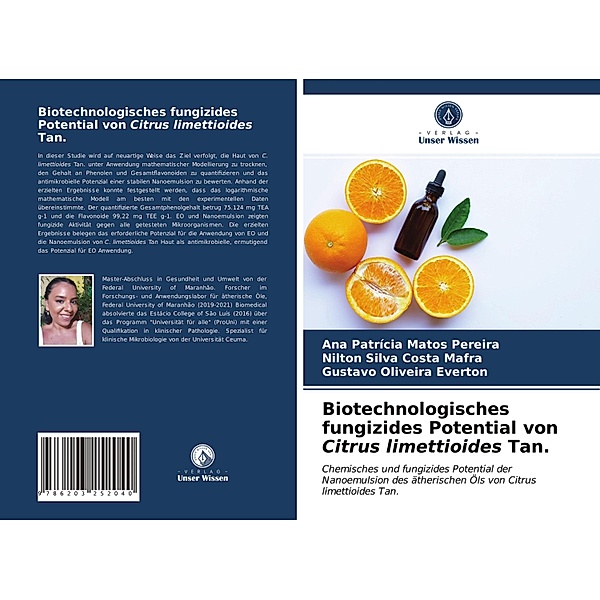 Biotechnologisches fungizides Potential von Citrus limettioides Tan., Ana Patrícia Matos Pereira, Nilton Silva Costa Mafra, Gustavo Oliveira Everton