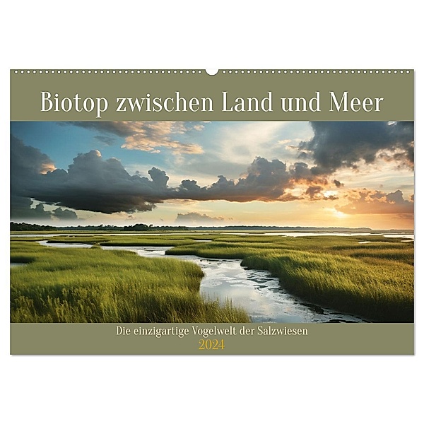 Biotop zwischen Land und Meer (Wandkalender 2024 DIN A2 quer), CALVENDO Monatskalender, Calvendo, Daniela Tapper