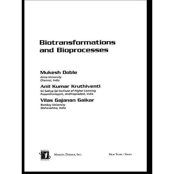 Biotransformations and Bioprocesses