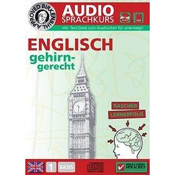 Birkenbihl Sprachen: Englisch gehirn-gerecht, 1 Basis, Audio-Kurs, 1 Audio-CD
