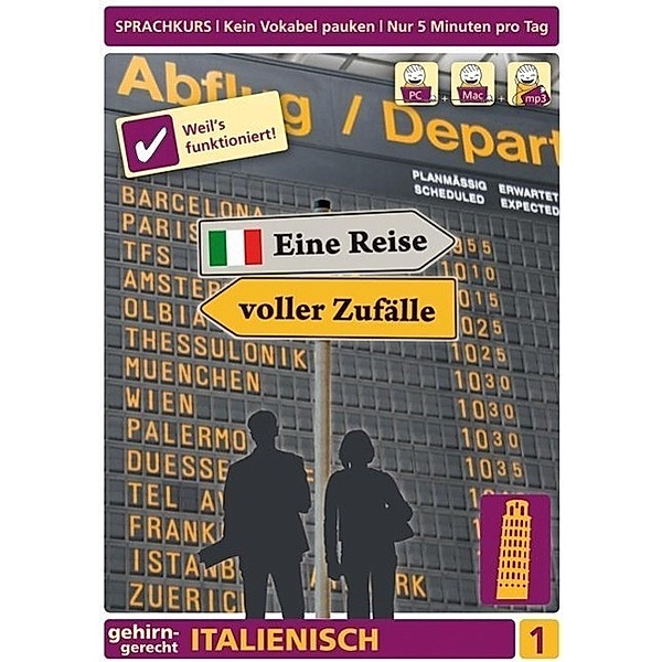 Birkenbihl Sprachen: Italienisch, Eine Reise voller Zufälle, Teil 1, 1 CD-ROM
