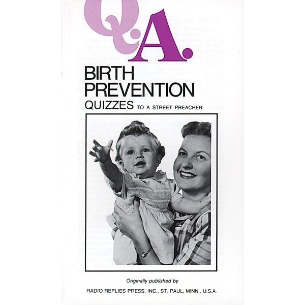 Birth Prevention Quizzes, Rev Fr. Rumble