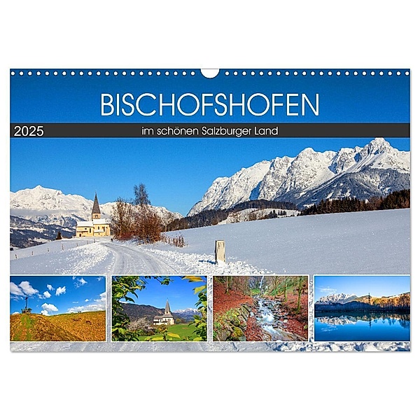 Bischofshofen im schönen Salzburger Land (Wandkalender 2025 DIN A3 quer), CALVENDO Monatskalender, Calvendo, Christa Kramer