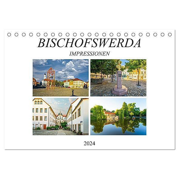 Bischofswerda Impressionen (Tischkalender 2024 DIN A5 quer), CALVENDO Monatskalender, Dirk Meutzner