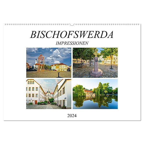 Bischofswerda Impressionen (Wandkalender 2024 DIN A2 quer), CALVENDO Monatskalender, Dirk Meutzner