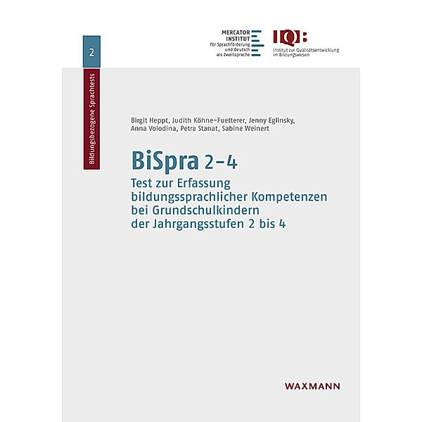 BiSpra 2-4, Birgit Heppt, Judith Köhne-Fuetterer, Jenny Eglinsky, Anna Volodina, Petra Stanat, Sabine Weinert