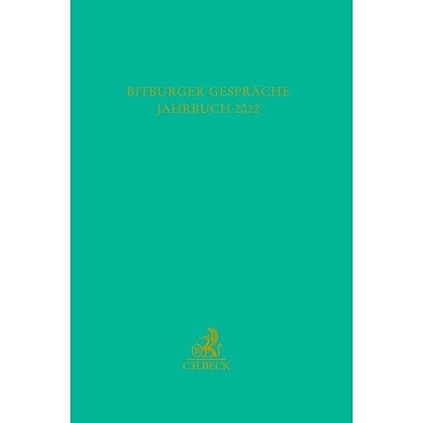 Bitburger Gespräche  Jahrbuch 2022