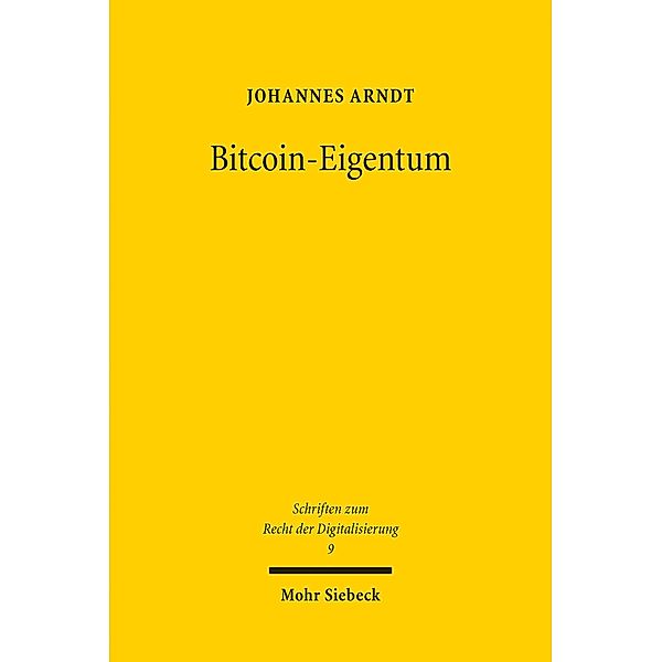 Bitcoin-Eigentum, Johannes Arndt