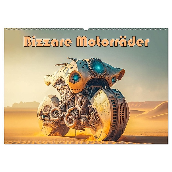 Bizzare Motorräder (Wandkalender 2024 DIN A2 quer), CALVENDO Monatskalender, Liselotte Brunner-Klaus