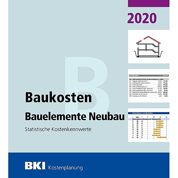 BKI Baukosten Bauelemente Neubau 2020
