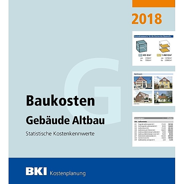 BKI Baukosten Gebäude Altbau 2018