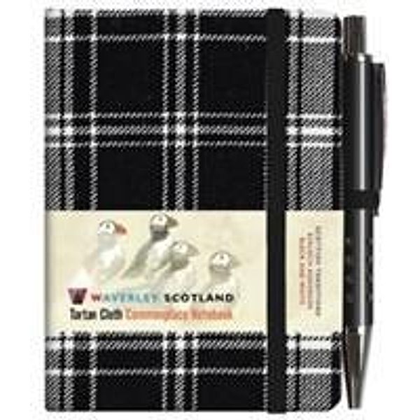 Black and White Tartan Mini with Pen Scottish Traditions