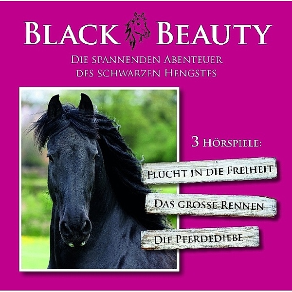 Black Beauty - Black Beauty - Die spannenden Abenteuer des Schwarzen Hengstes,3 Audio-CDs, Black Beauty