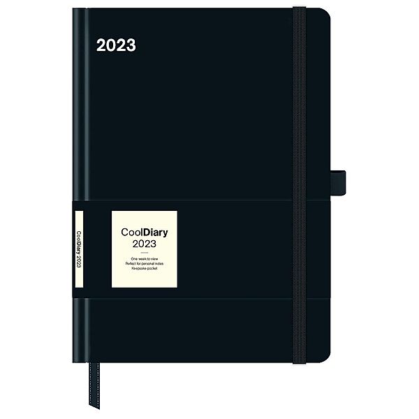 Black/Black 2023 - Diary - Buchkalender - Taschenkalender - 16x22