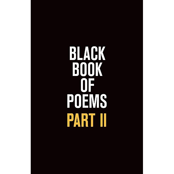 Black Book of Poems II, Vincent Hunanyan