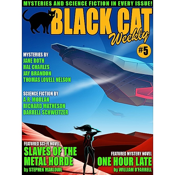 Black Cat Weekly #5, Richard Matheson, Darrell Schweitzer, William O'Farrell, STEPHEN MARLOWE, Jay Brandon, A. R. Morlan, Hal Charles, Frank Lovell Nelson